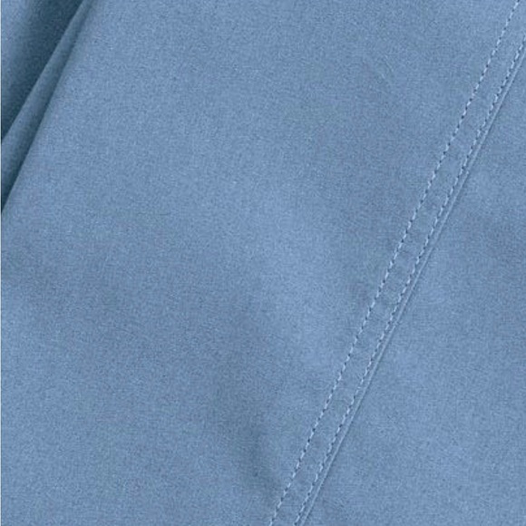 54L Men’s Haband Casual Joe Elastic Waist Twill Comfort Pants Cadet Blue - Picture 3 of 8